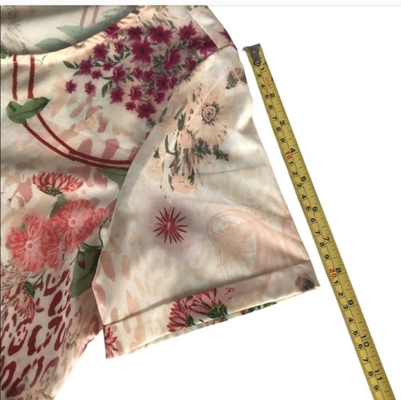 10/$10 Boho Floral & Animal Print Top M - Picture 7 of 8